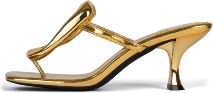 Jeffrey Campbell Gouden Sandalen voor Vrouwen