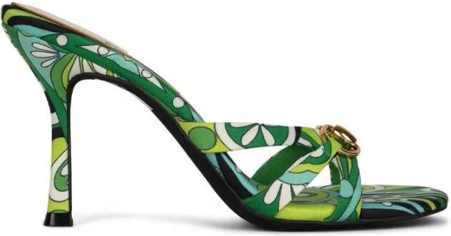 Jeffrey Campbell Groen Multi Hinged Sandaal