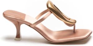 Jeffrey Campbell Heeled Mules Beige Dames