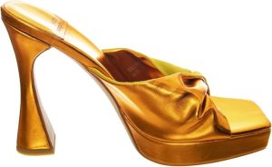 Jeffrey Campbell Heeled Mules Oranje Dames