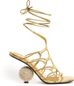 Jeffrey Campbell High Heel Sandals Geel Dames