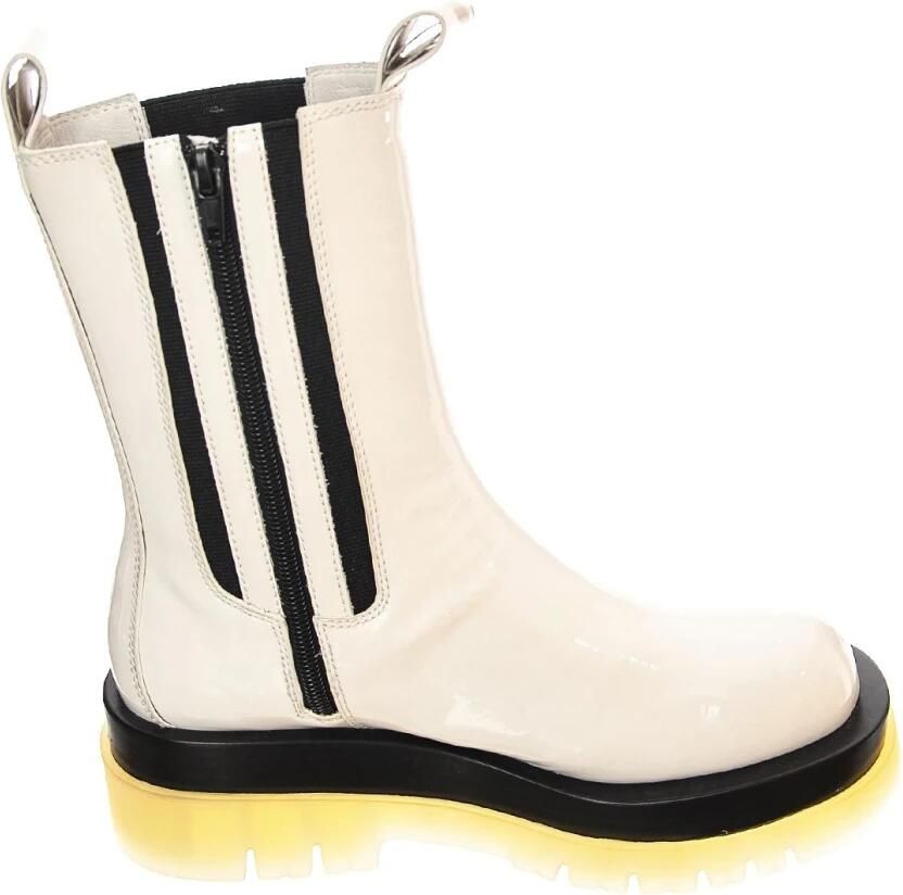 Jeffrey Campbell Laarzen 'Tanked-Cb' wit