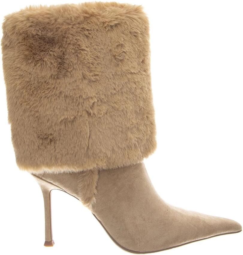 Jeffrey Campbell Laarzen 'FENNEC-F Beige Suede' beige