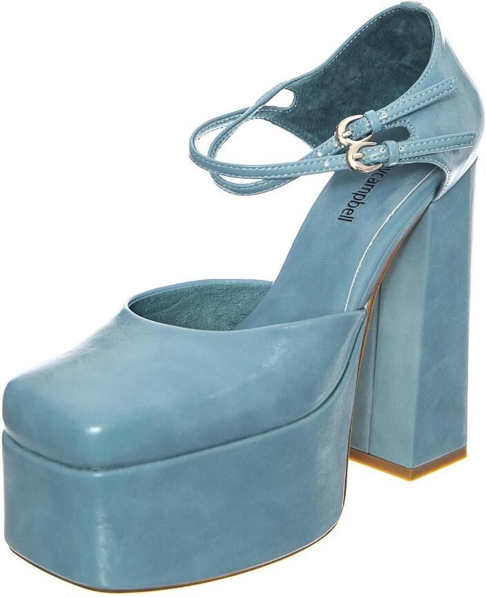 Jeffrey Campbell Lichtblauwe Modieuze Sandalen Blauw Dames - Foto 3