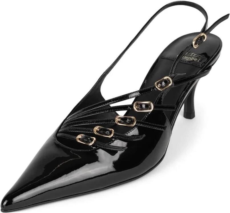 Jeffrey Campbell Puntige pump met bandje - Foto 2