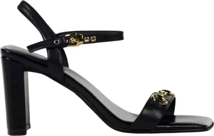 Jeffrey Campbell Minimalistische Sandaal met Metalen Inzet
