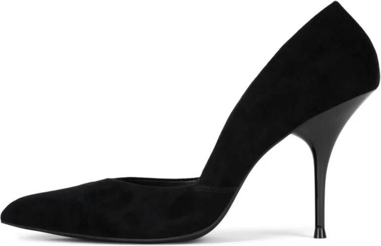 Jeffrey Campbell Platte schoenen van suède Black Dames