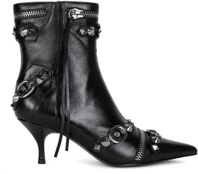 Jeffrey Campbell Rock Zwart Zilver Stijlvolle Schoenen