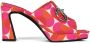 Jeffrey Campbell Rode Bloe Hakken Muiltjes - Thumbnail 1