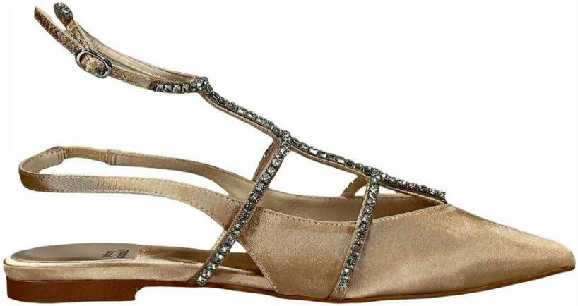 Jeffrey Campbell Platte Sandalen Natural Pristina Beige Dames