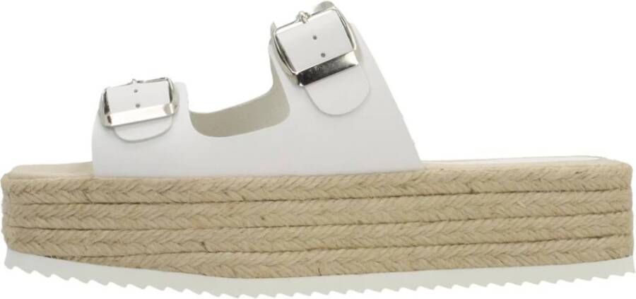 Jeffrey Campbell Sliders White Dames