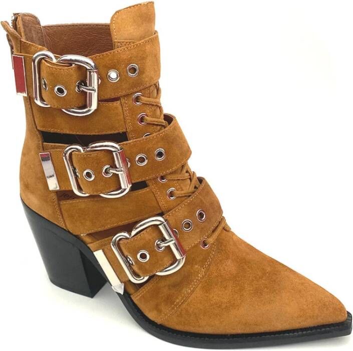 Jeffrey Campbell Stijlvolle Caceres TAN Schoenen