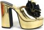 Jeffrey Campbell Tropische Goud-Zwarte Stijlvolle Schoenen - Thumbnail 1