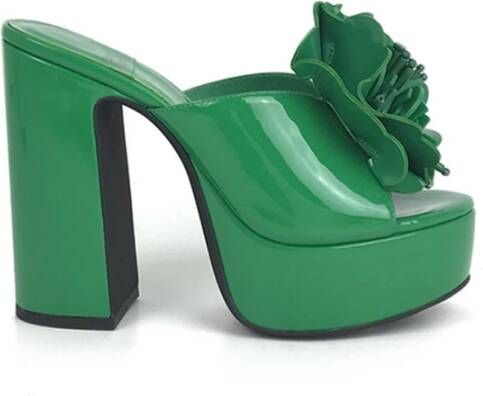 Jeffrey Campbell Tropische Groene Stijlvolle Schoenen