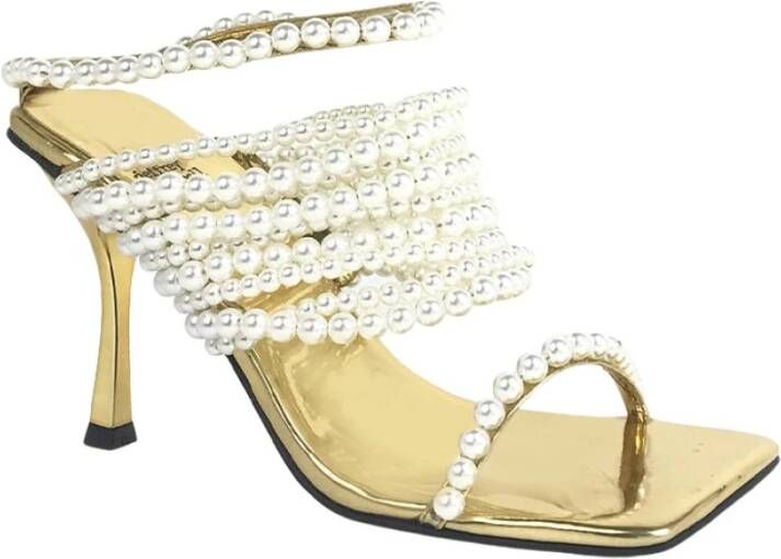 Jeffrey Campbell Tropische Wit-Zilver Schoenen