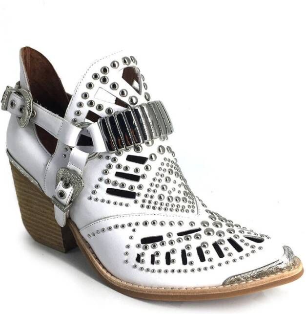Jeffrey Campbell Witte Calhoun-4 Stijlvolle Sneakers
