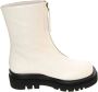Jeffrey Campbell Witte Leren Enkellaarsjes - Thumbnail 1