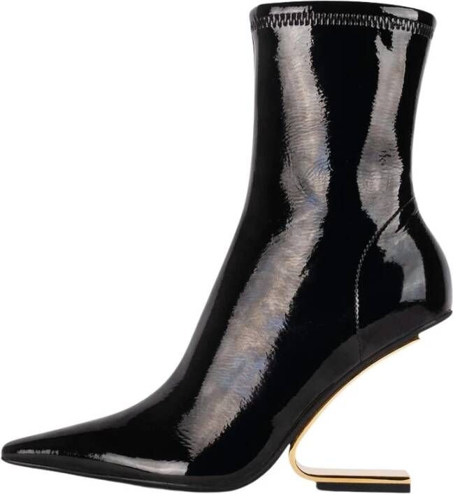 Jeffrey Campbell Zwarte Laarzen Stijlvol Model Zwart Dames