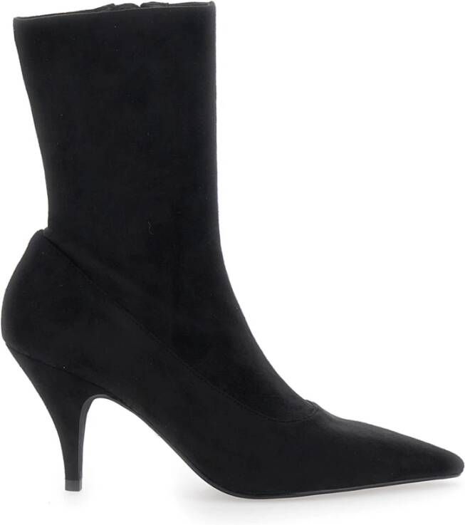 Jeffrey Campbell Zwarte Suède Laarzen Looker Stijl