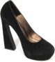 Jeffrey Campbell Zwarte suède pumps met hoge hak - Thumbnail 1