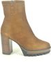 Jhay Cognac Suède Laars Dz.+Dh 8cm Bruin Dames - Thumbnail 1