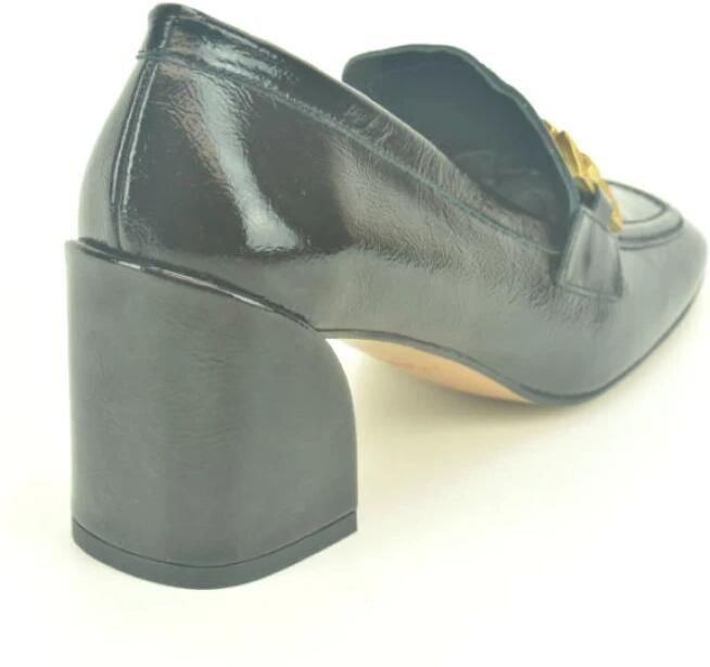 Jhay Zwart lace Moccassin DH 5cm Zwart Dames - Foto 3