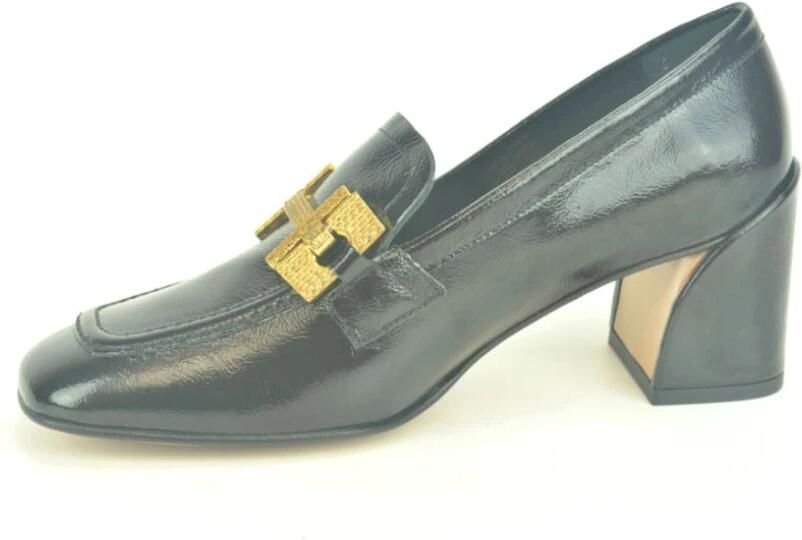 Jhay Zwart lace Moccassin DH 5cm Zwart Dames - Foto 2