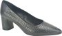 Jhay Zwart croco Pump Black Dames - Thumbnail 1