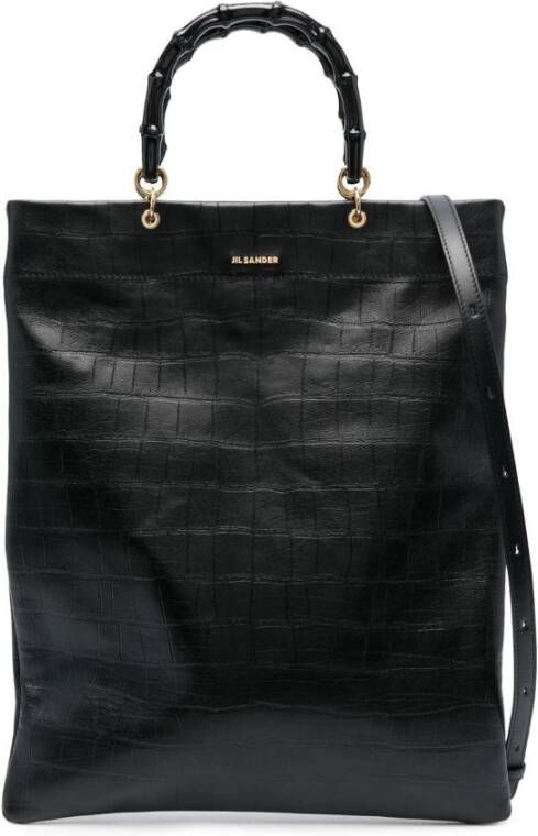 Jil Sander Bamboo Shopper Medium Tas