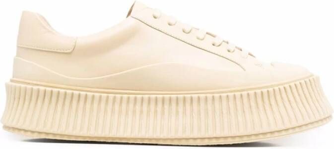 Jil Sander Witte Casual Sneakers voor Vrouwen White Dames