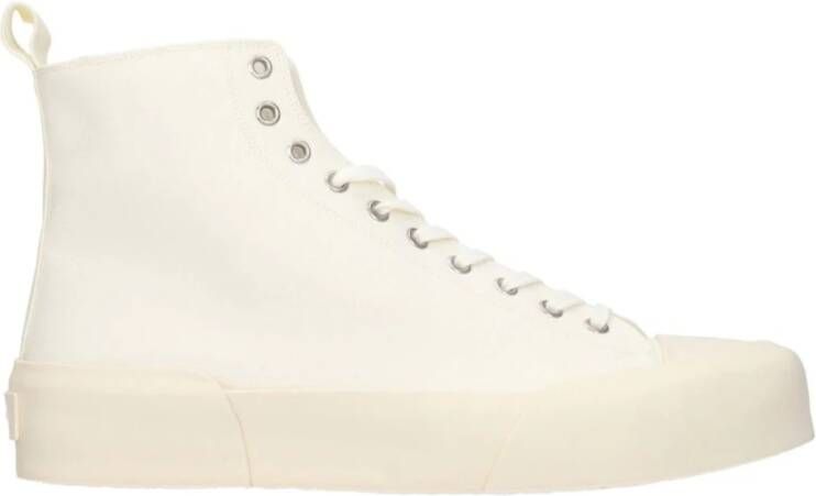 Jil Sander Beige Stoffen Veterschoenen