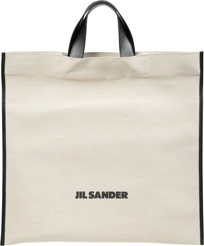Jil Sander Border Book Tote Tas