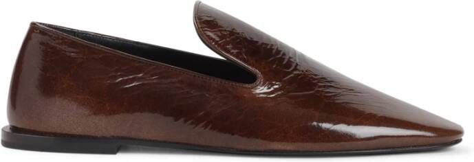 Jil Sander Bruine Loafer Schoenen voor Vrouwen