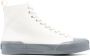 Jil Sander Canvas High-Top Sneakers White Heren - Thumbnail 1