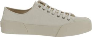 Jil Sander Canvas Sneakers voor Heren Wit Heren