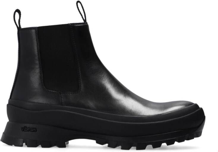 Jil Sander Chelsea-laarzen Black Heren