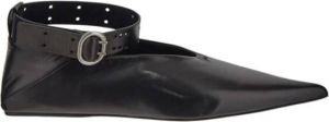 Jil Sander Enkelband Ballerina`s Zwart Dames
