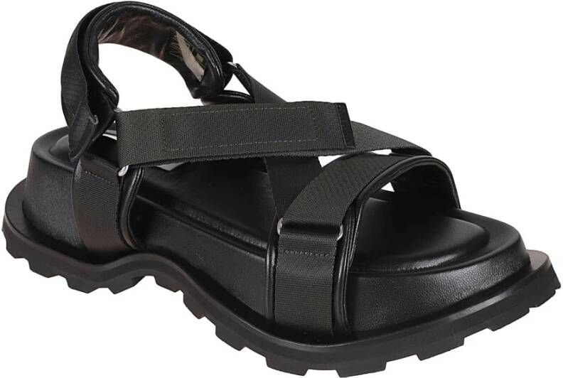 Jil Sander Flat Sandals Zwart Dames - Foto 2