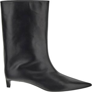 Jil Sander Hoge Laarzen Zwart Dames