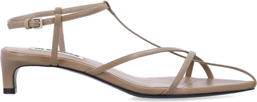 Jil Sander Cage Sandalen met Lage Hak