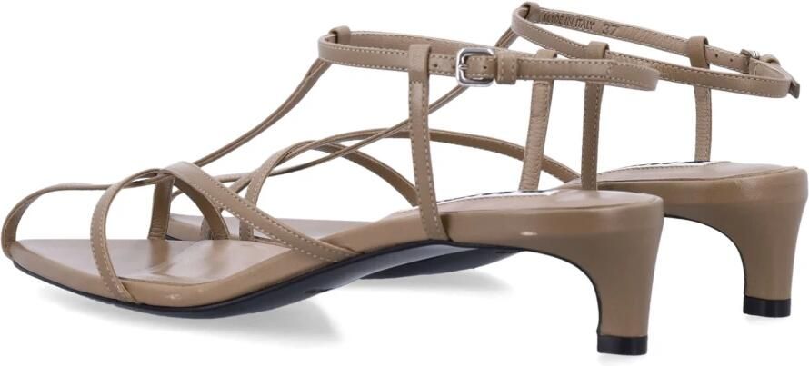 Jil Sander Cage Sandalen met Lage Hak