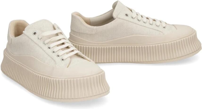 Jil Sander Canvas Platform Sneakers - Foto 2