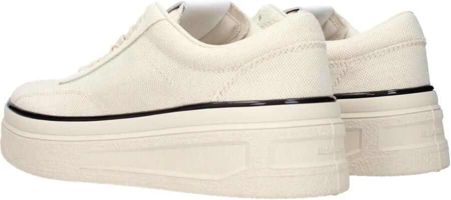 Jil Sander Chunky Sole Canvas Sneakers Beige Heren - Foto 3
