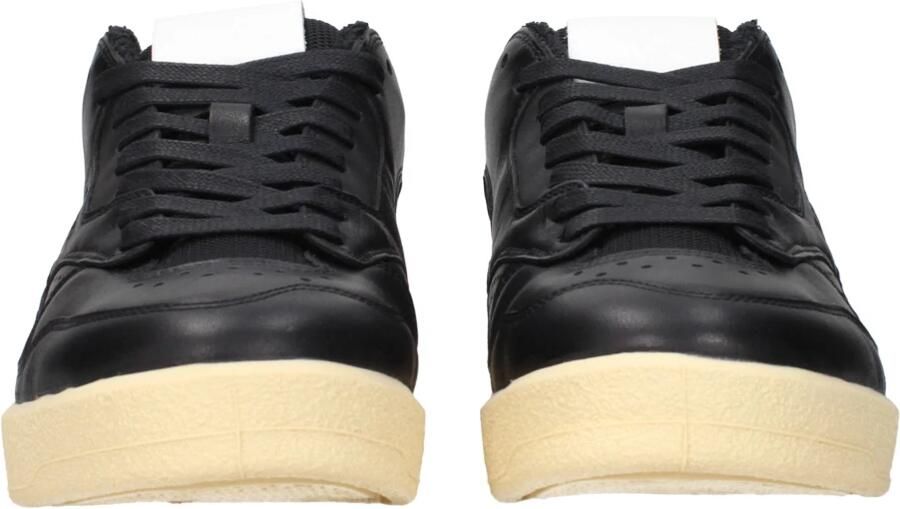 Jil Sander Koeienleer en Stoffen Mesh Lage Sneakers Black Heren - Foto 2