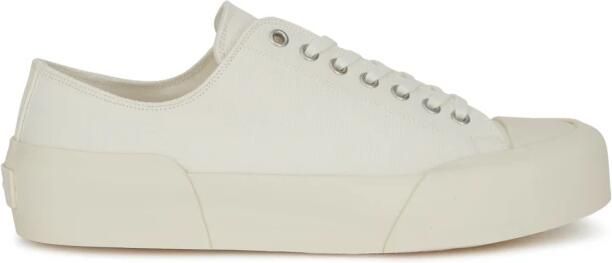 Jil Sander Low-Top Sneakers Low-Top Lace-Up Sneakers in beige - Foto 6