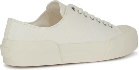 Jil Sander Low-Top Sneakers Low-Top Lace-Up Sneakers in beige - Foto 7