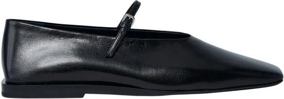 Jil Sander Leren Ballerina's
