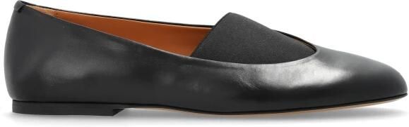 Jil Sander Leren Ballerina's