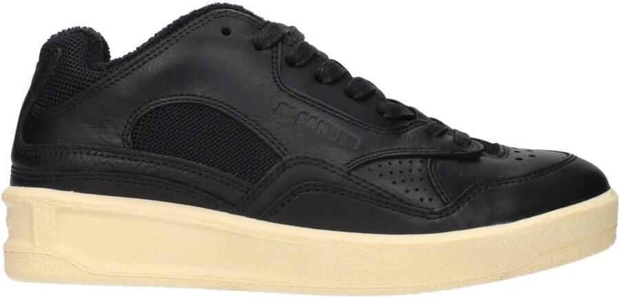Jil Sander Leren Basket Sneakers