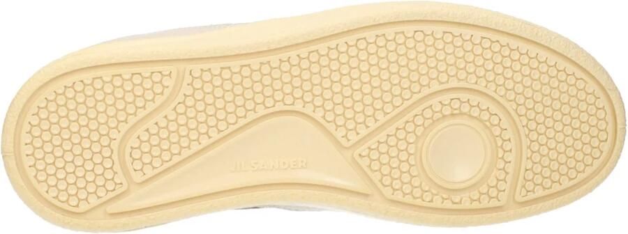 Jil Sander Lage leren en mesh sneakers - Foto 5
